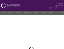 Tablet Screenshot of cachetcars.com